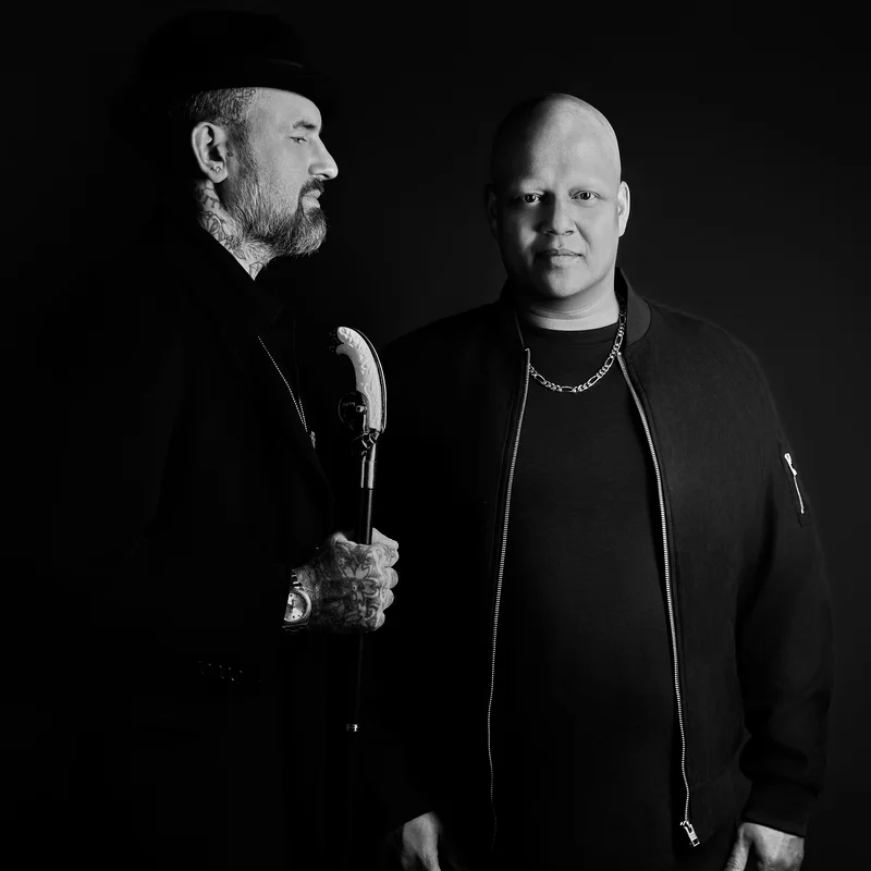 Ben Saunders & Dwayne Lace - Portret door Maurice Jager
