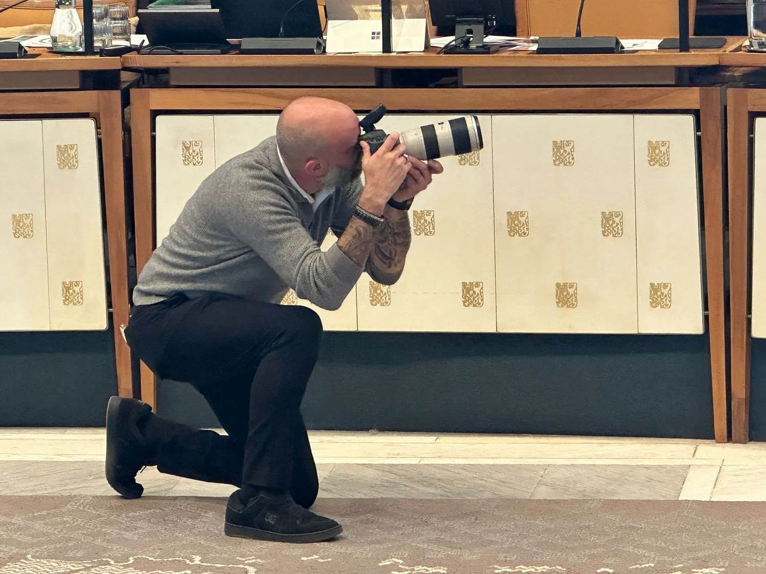 Website fotografie in het provinciehuis