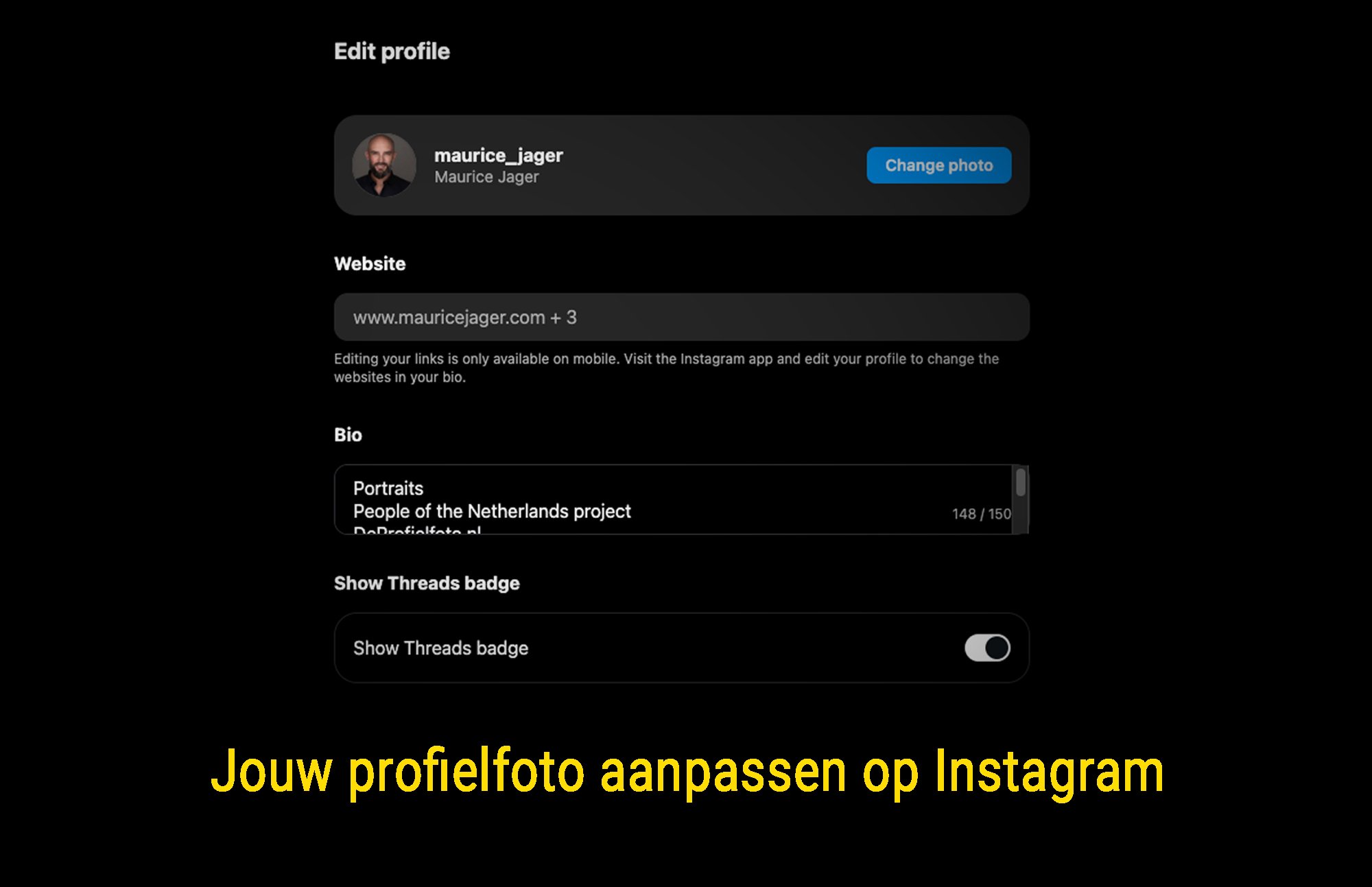 How to Easily Change Your Instagram Profile Photo